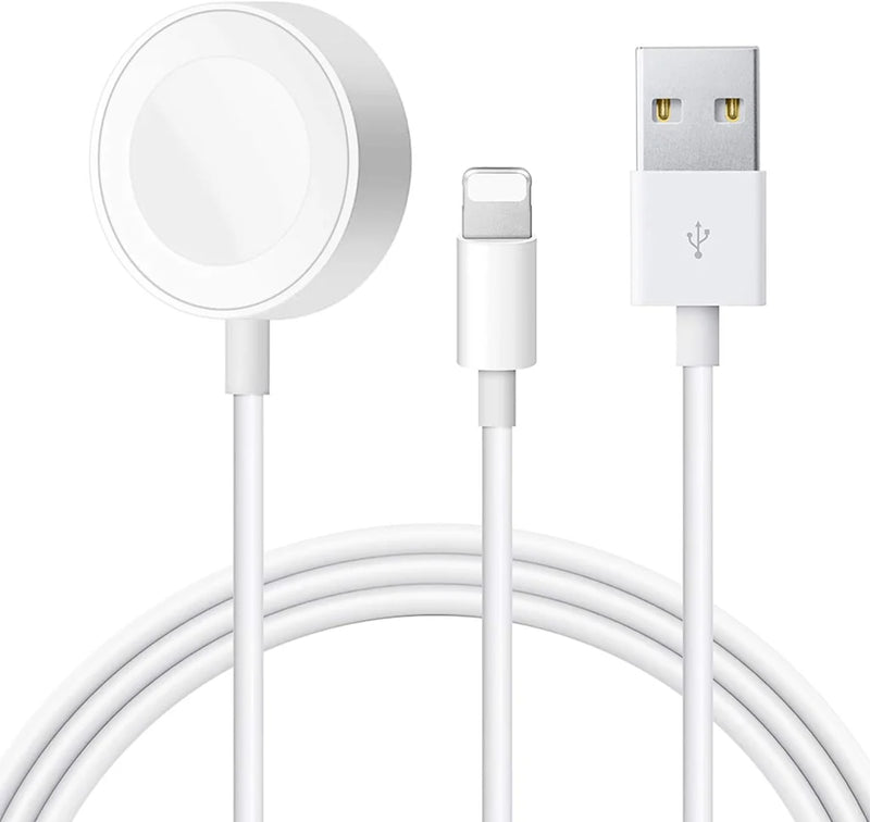 Cabo USB Para iPhone e Apple Watch - Não vicia Bateria