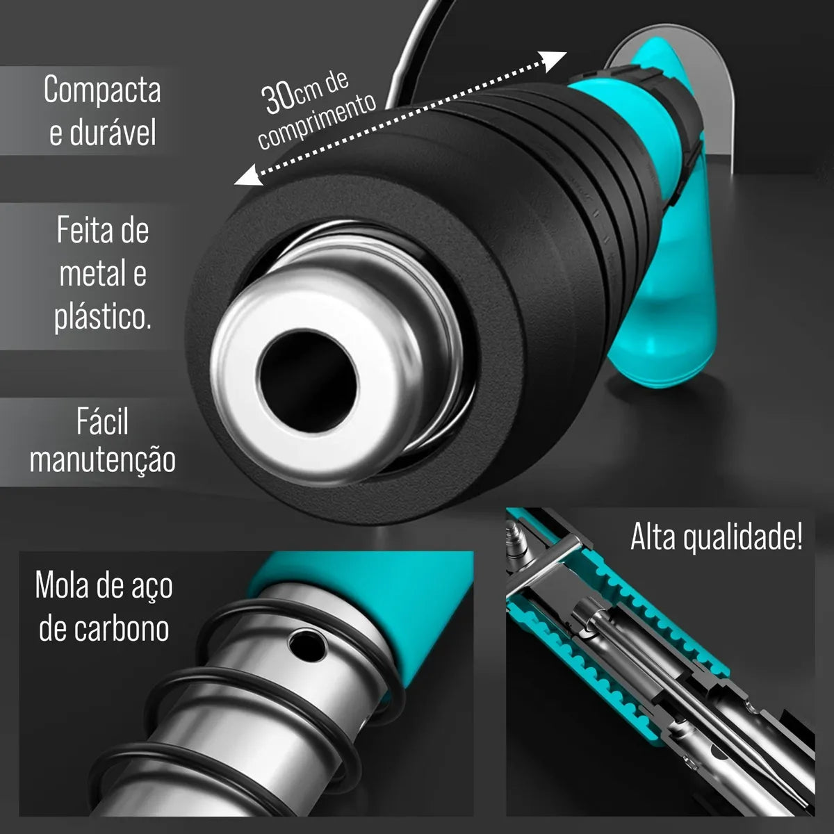 Pistola Fixação Ação Direta Finca Pinos 100 Rebites + Maleta