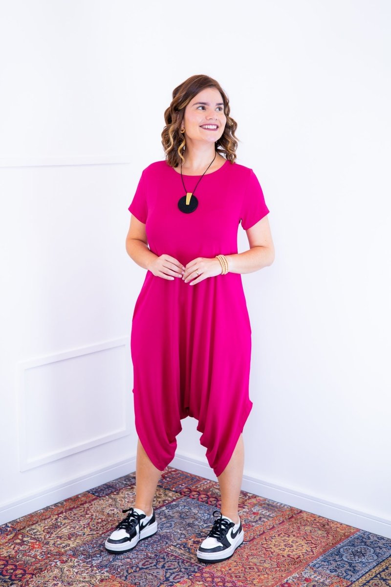 Macacão Fênix - Saruel com Bolsos em Viscolycra